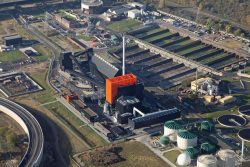 A birds eye view od the industrial